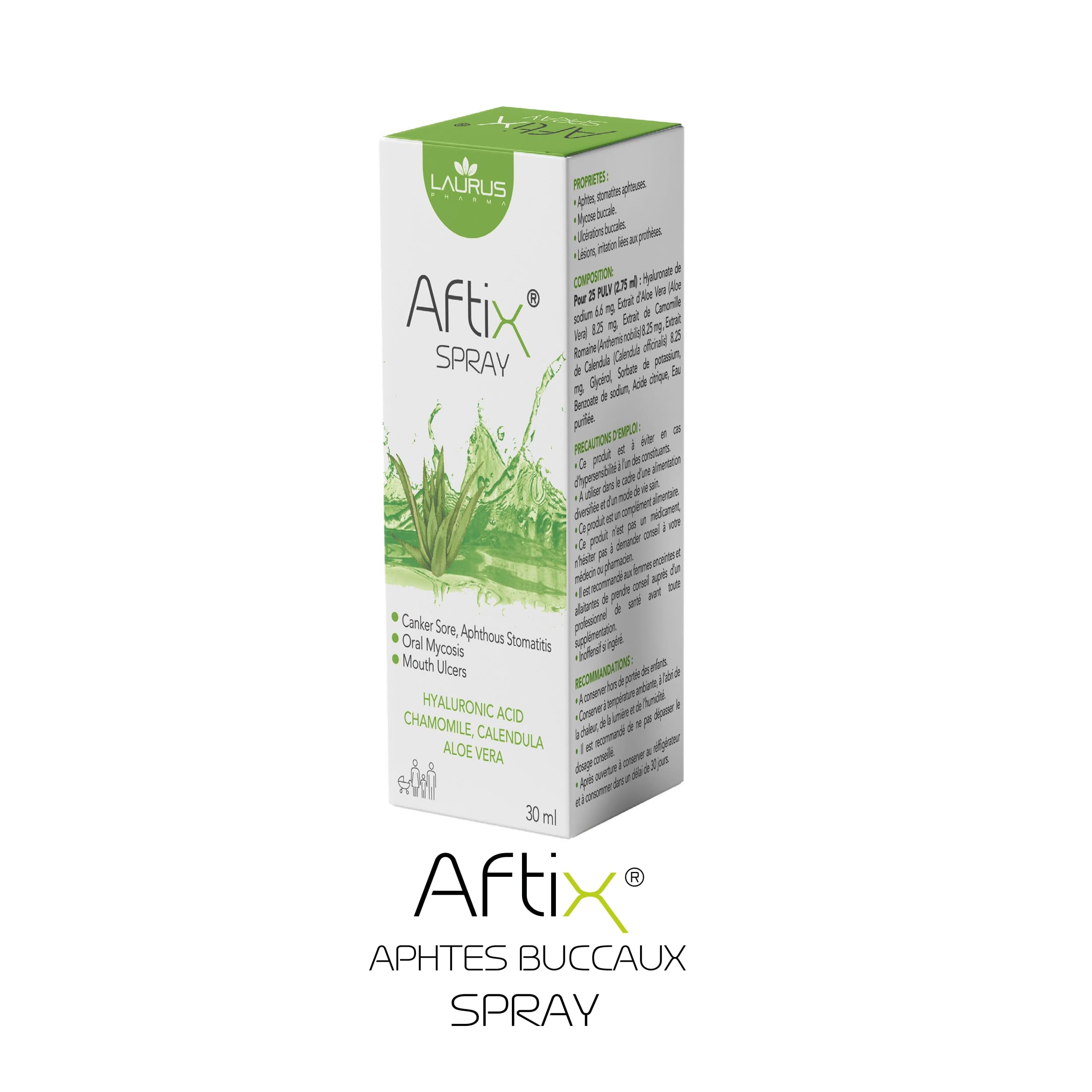 Laurus Aftix Spray Buccal F/30 mL