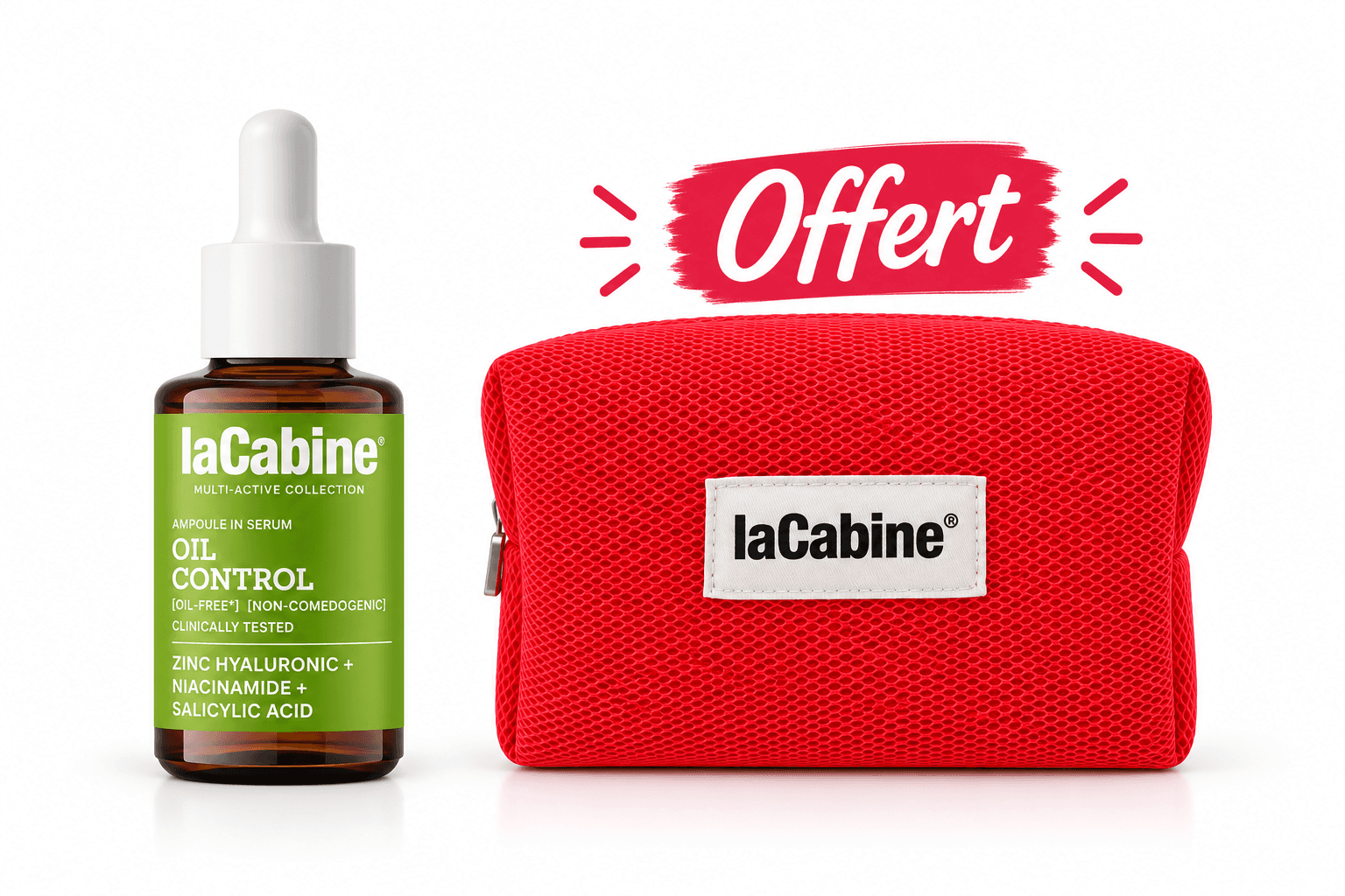 LaCabine Sérum Oil Control 30mL + Trousse Offerte