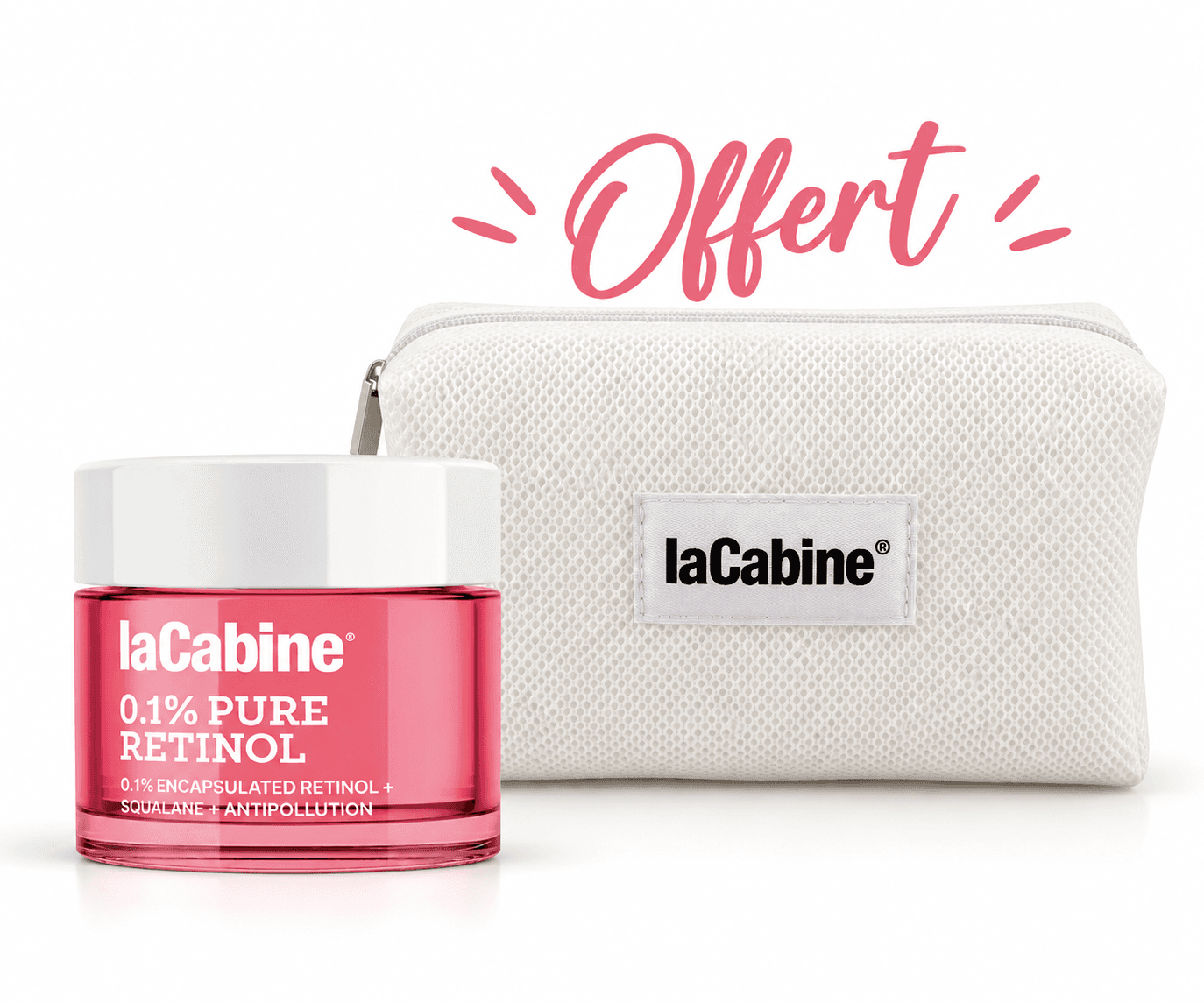 LaCabine 0.1% Pure Retinol Crème 50mL +Trousse Offerte