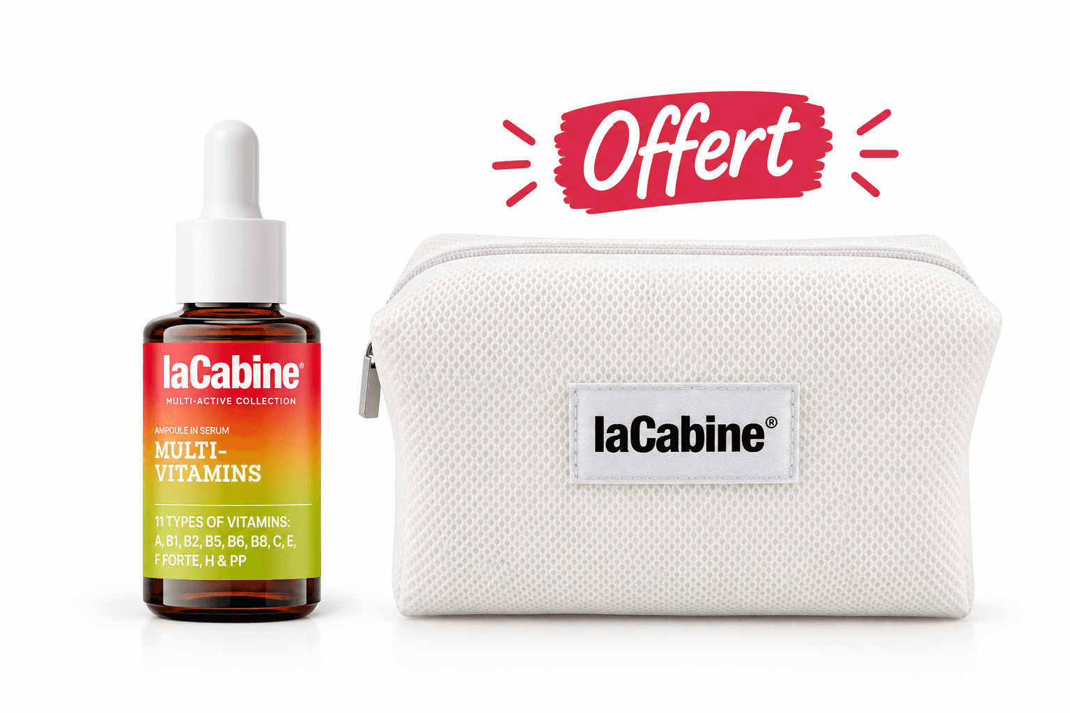 LaCabine Sérum Multivitamines 30mL+Trousse Offerte