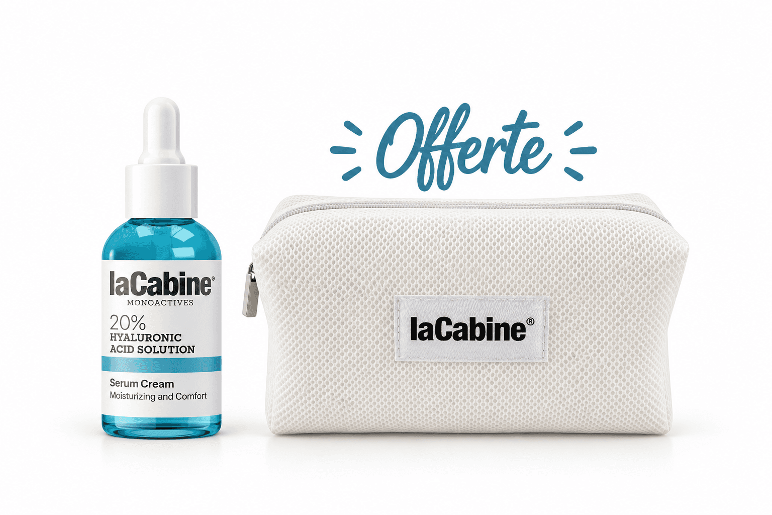 LaCabine Monoactives 20% Hyaluronic Sérum Crème 30mL +Trousse Offerte
