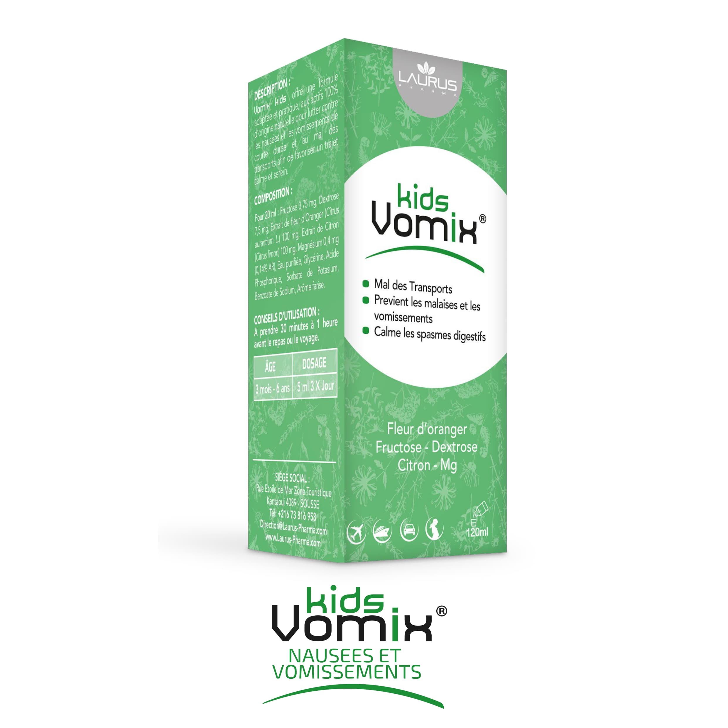 LAURUS Vomix Kids Sirop 120mL