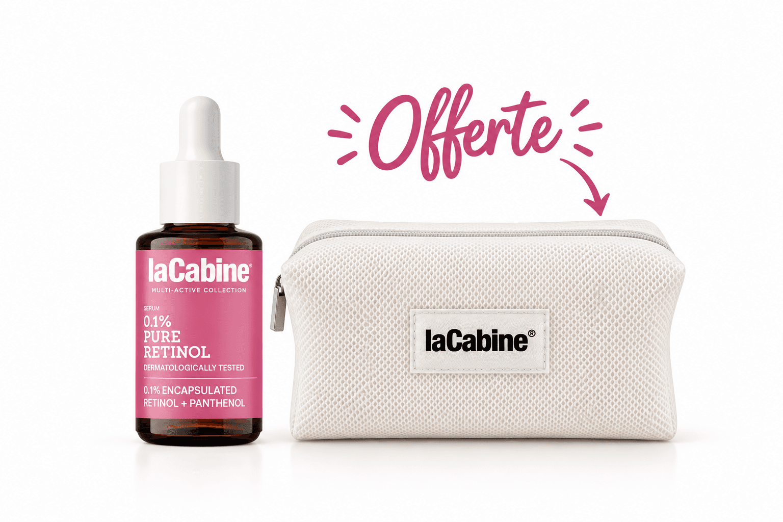 LaCabine 0.1% Pur Rétinol Sérum 30mL +Trousse Offerte