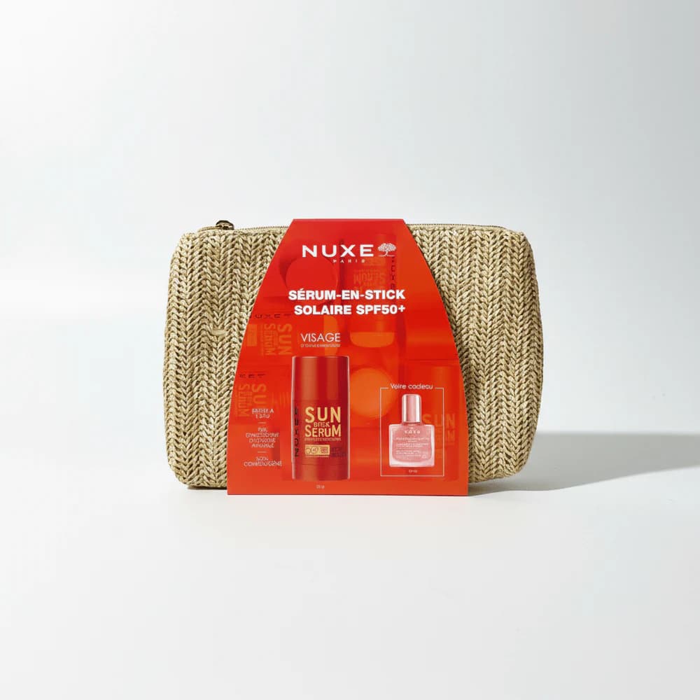 Nuxe Sun Sérum-en-Stick Solaire SPF50++Huile Florale 10mL (offerte)