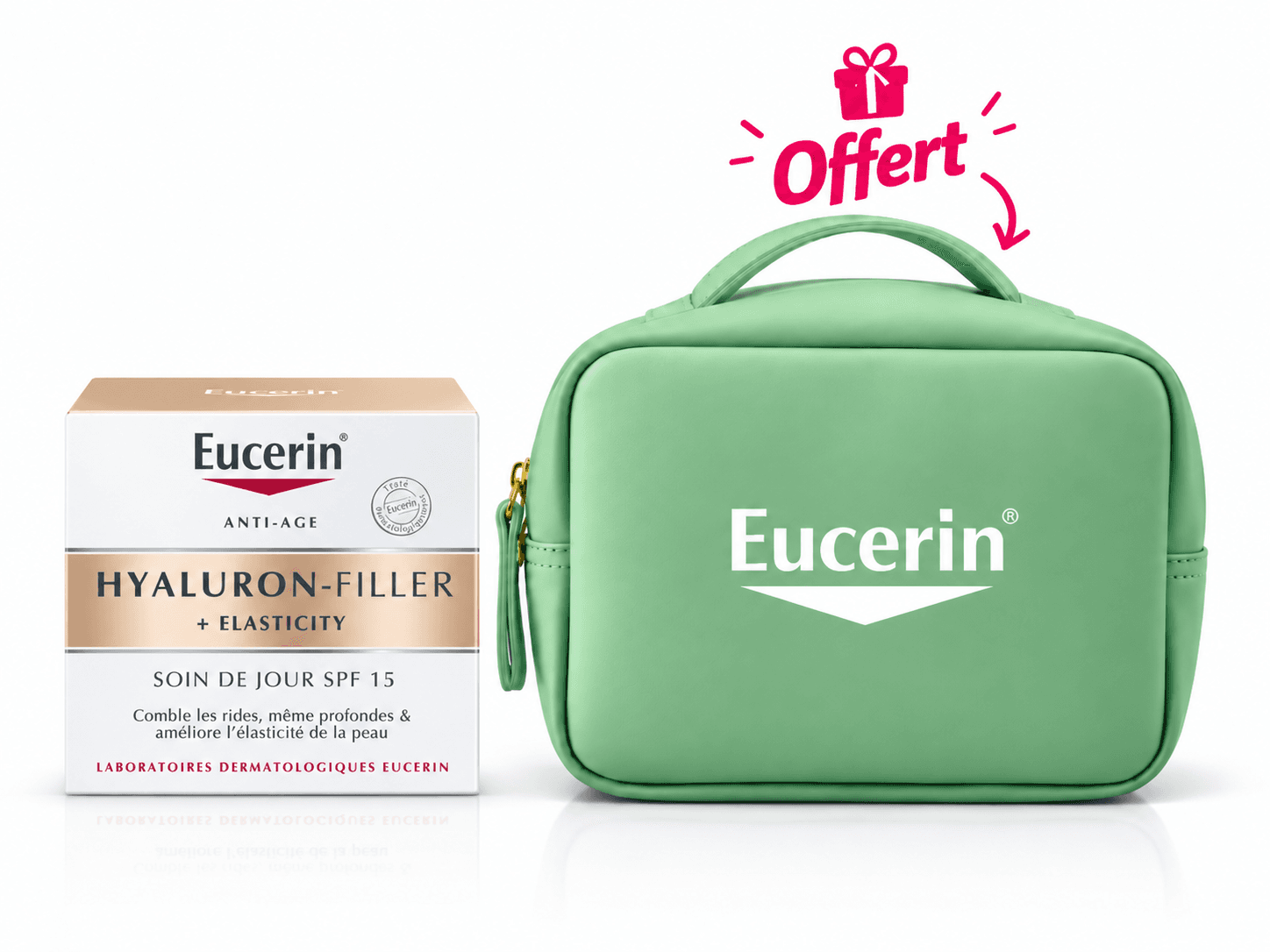 Eucerin Hyaluron Filler Elasticity Soin de Jour SPF15 50mL +Trousse Offerte