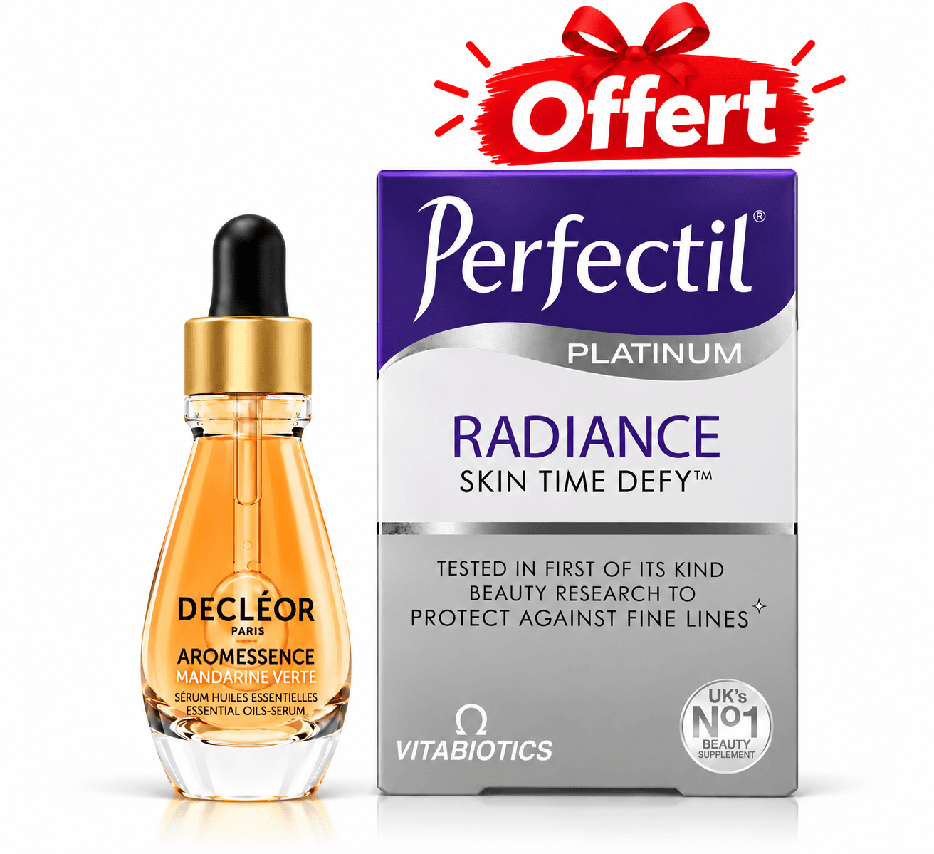 Decléor Aromessence Mandarine Verte 15mL+ 1 Boîte Perfectil Radiance Offerte