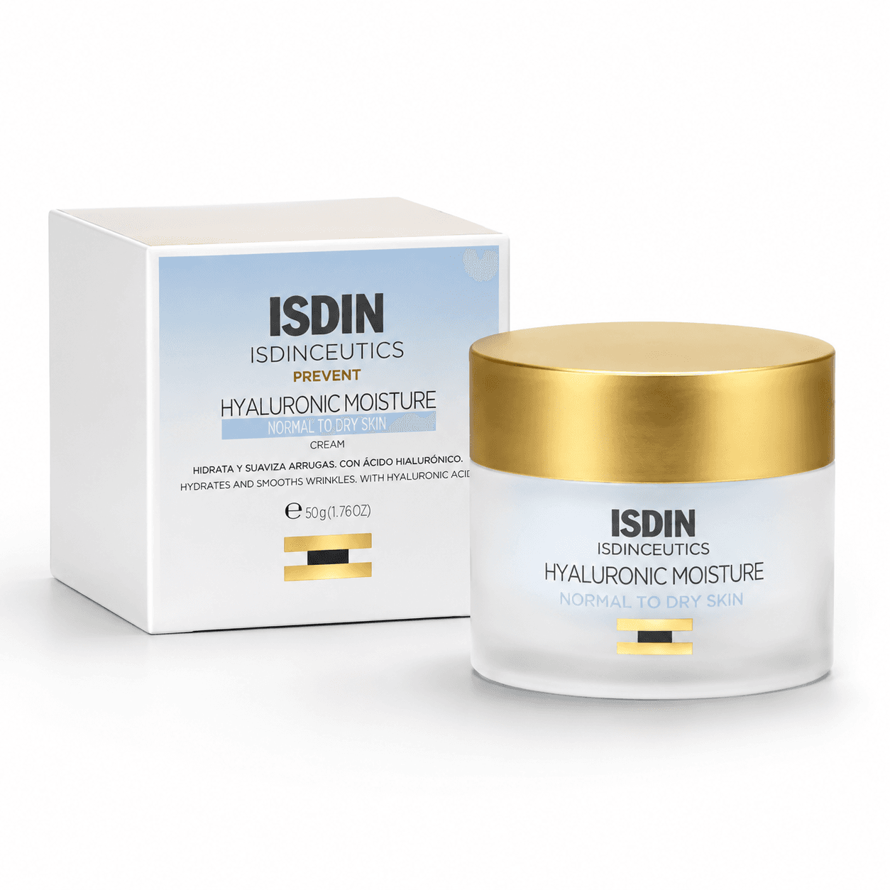 ISDIN Isdinceutics Hyaluronic Moisture Peaux Normales à Sèches 50Gr
