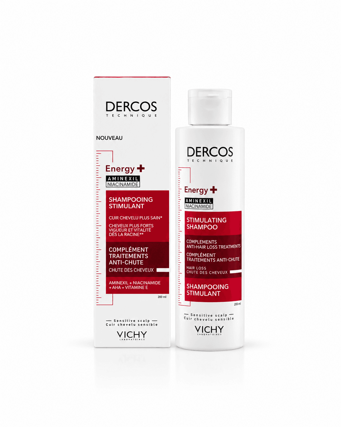 VICHY DERCOS Shampooing Anti-Chute Energy+ 200mL