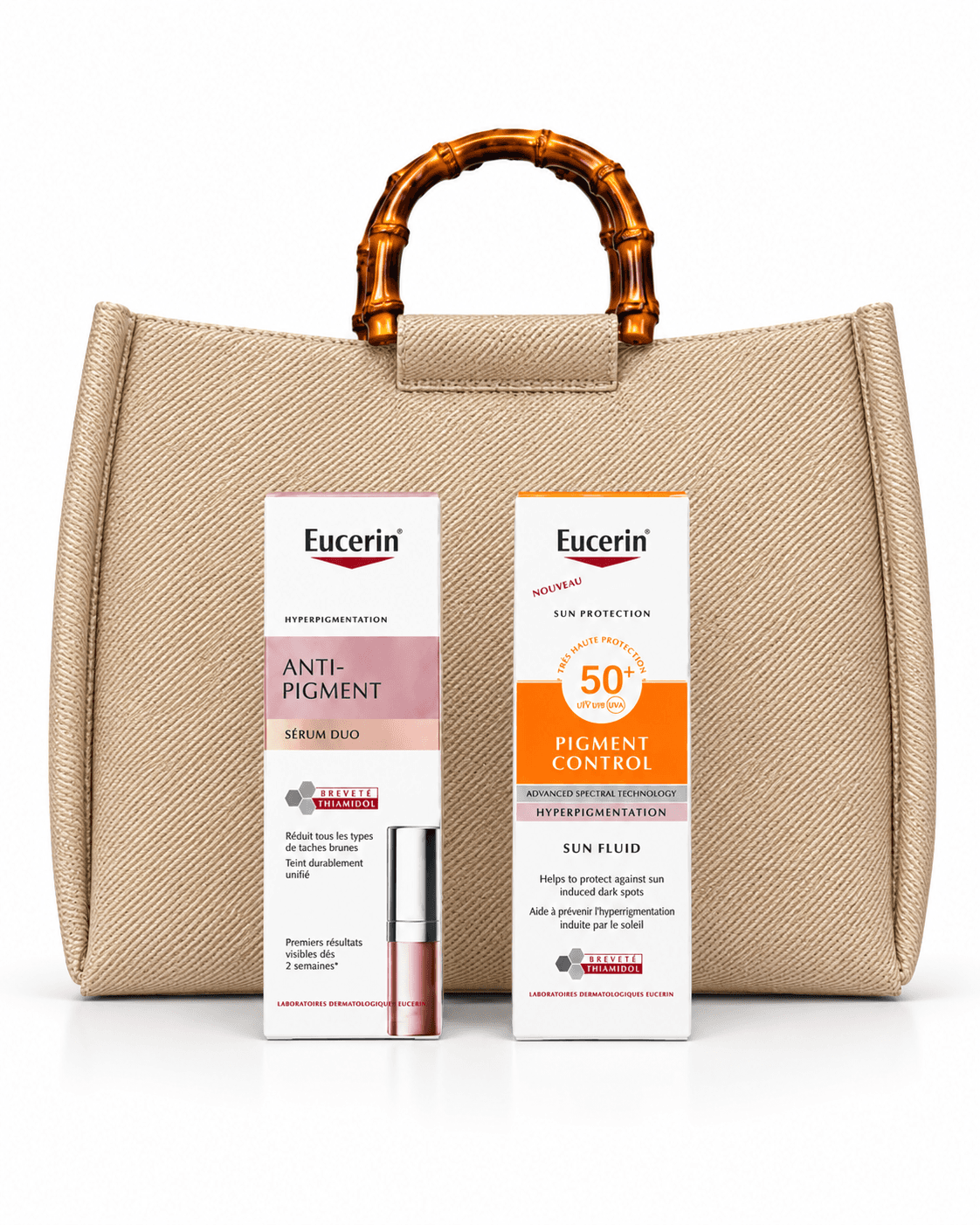 EUCERIN Pigment Control SPF50 + Anti-Pigment Sérum Duo + Sac Offert