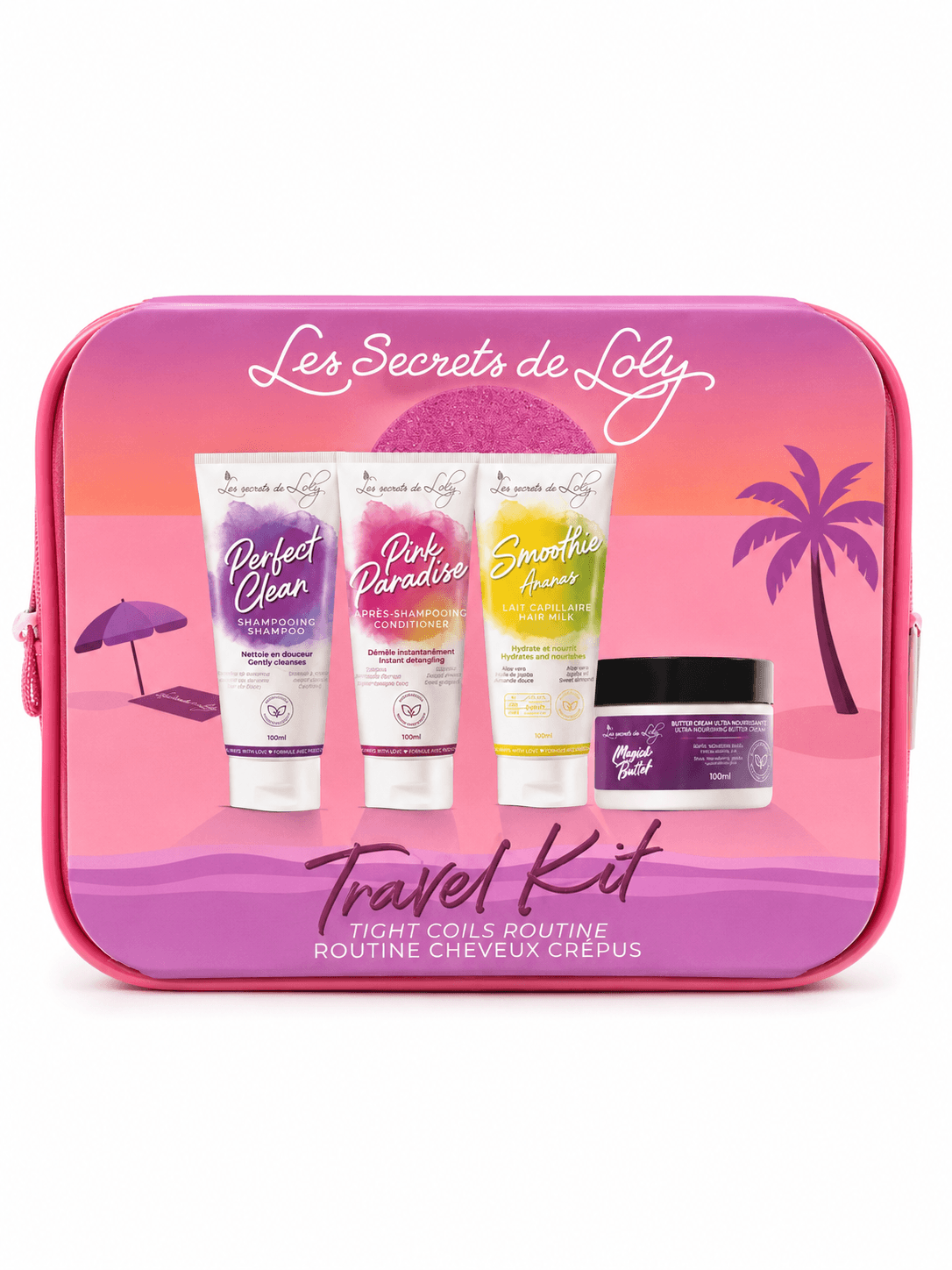 Les Secrets de Loly Trousse de Voyage Routine Cheveux Crépus