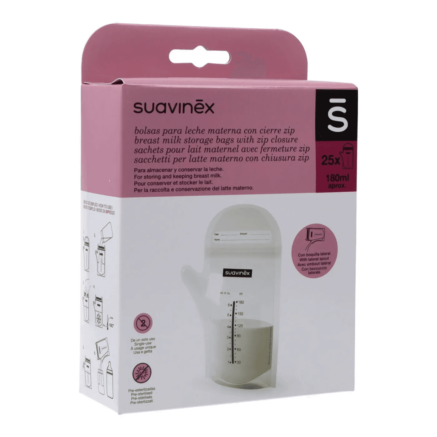 SUAVINEX Sachet De Conservation du lait B/25 Sachets