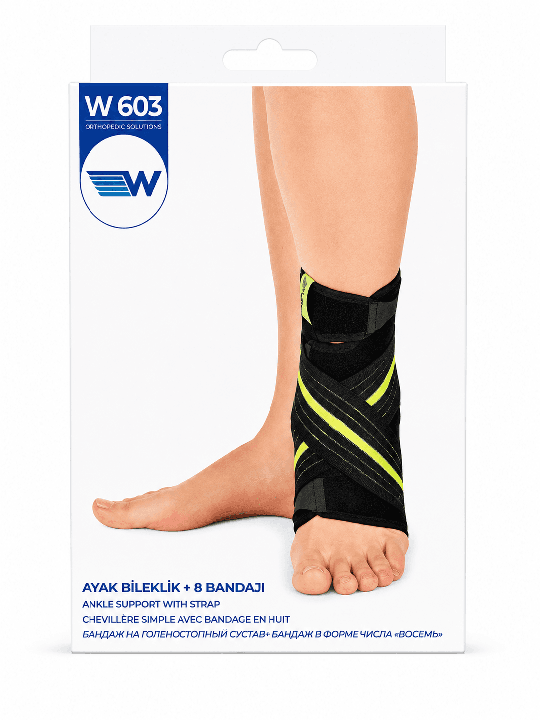 Chevillère Simple Avec Bandage en Huit W603