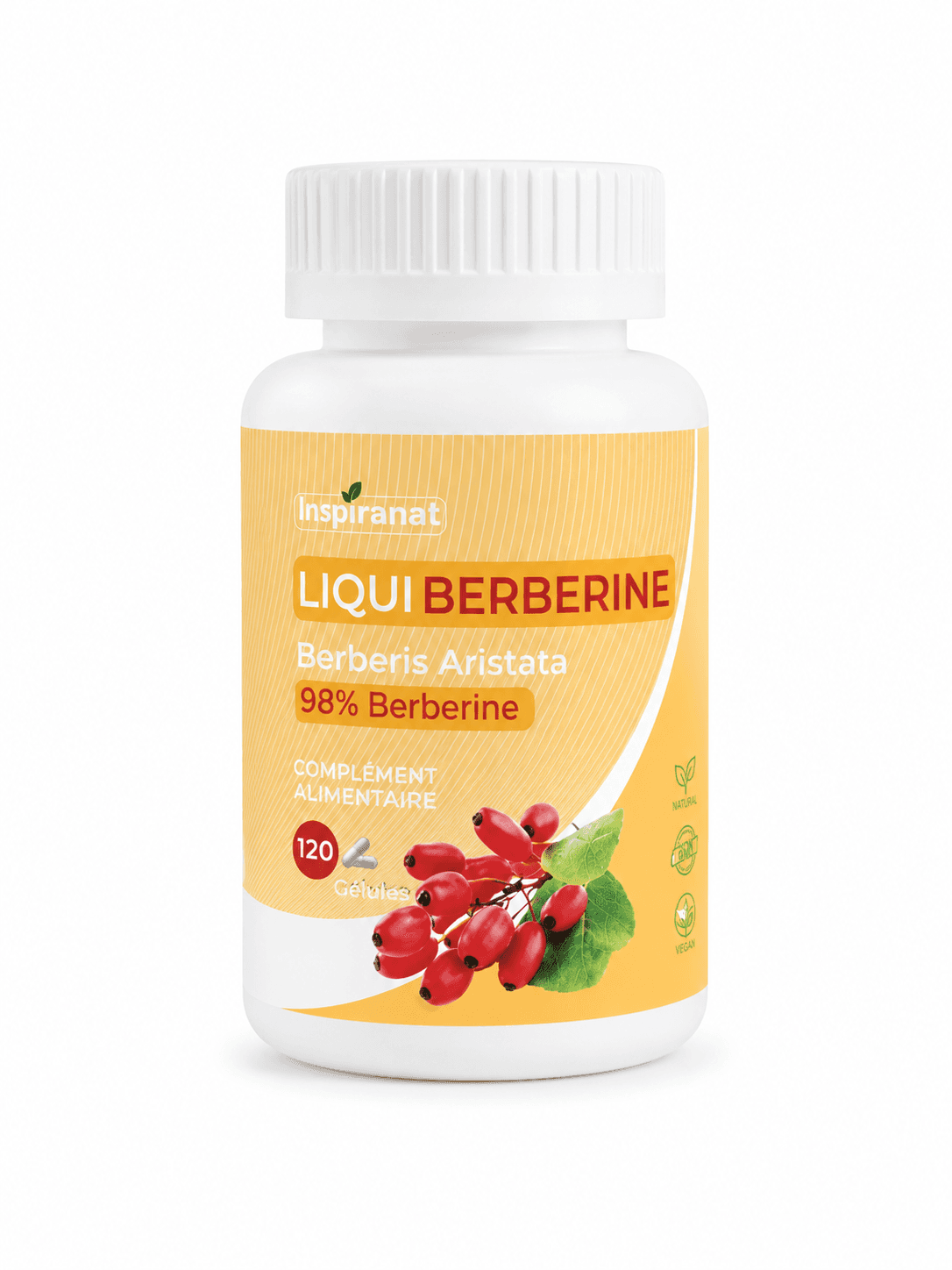 INSPIRANAT LiquiBerberine B/120 Gélules