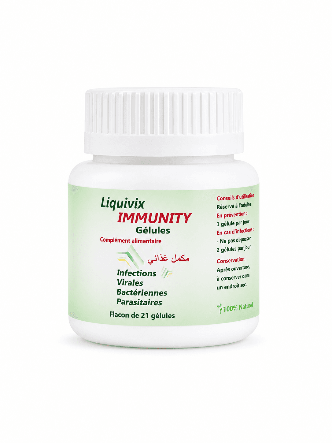 INSPIRANAT Liquivix Immunity B/21 Gélules