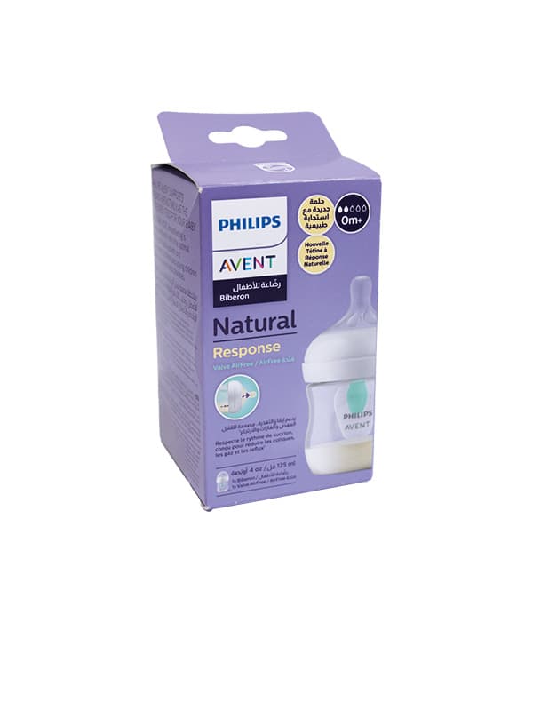AVENT Biberon Natural Response +Valve Air Free 125ml 0M+ SCY670/01