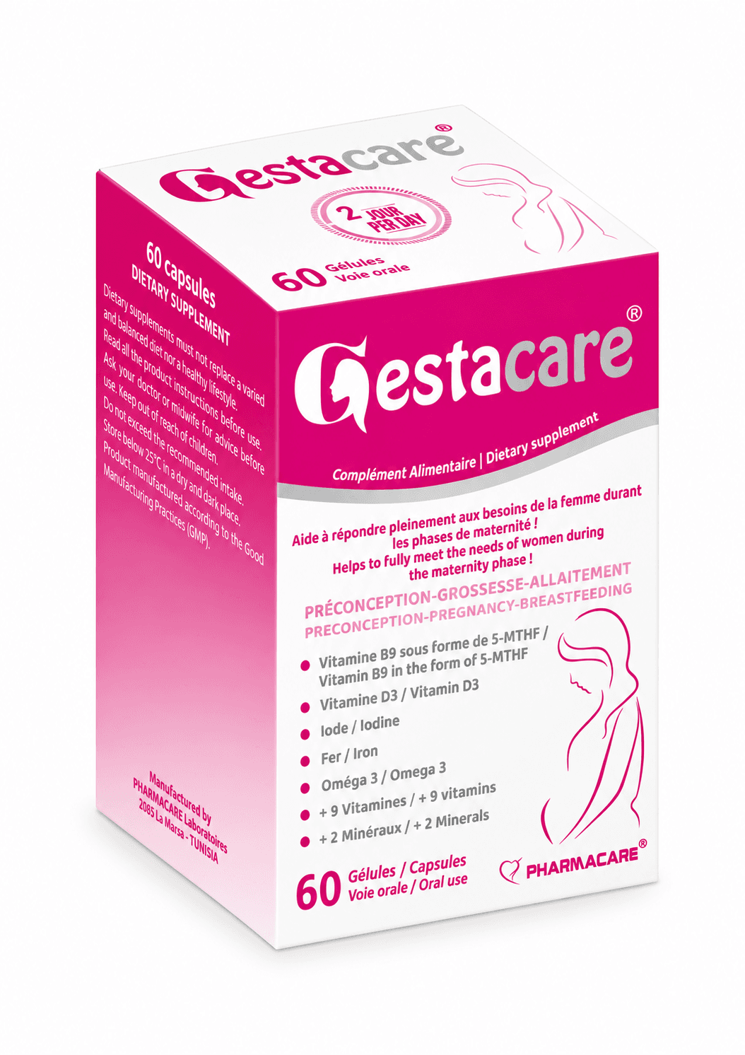 Pharmacare Gestacare B/60 Gélules