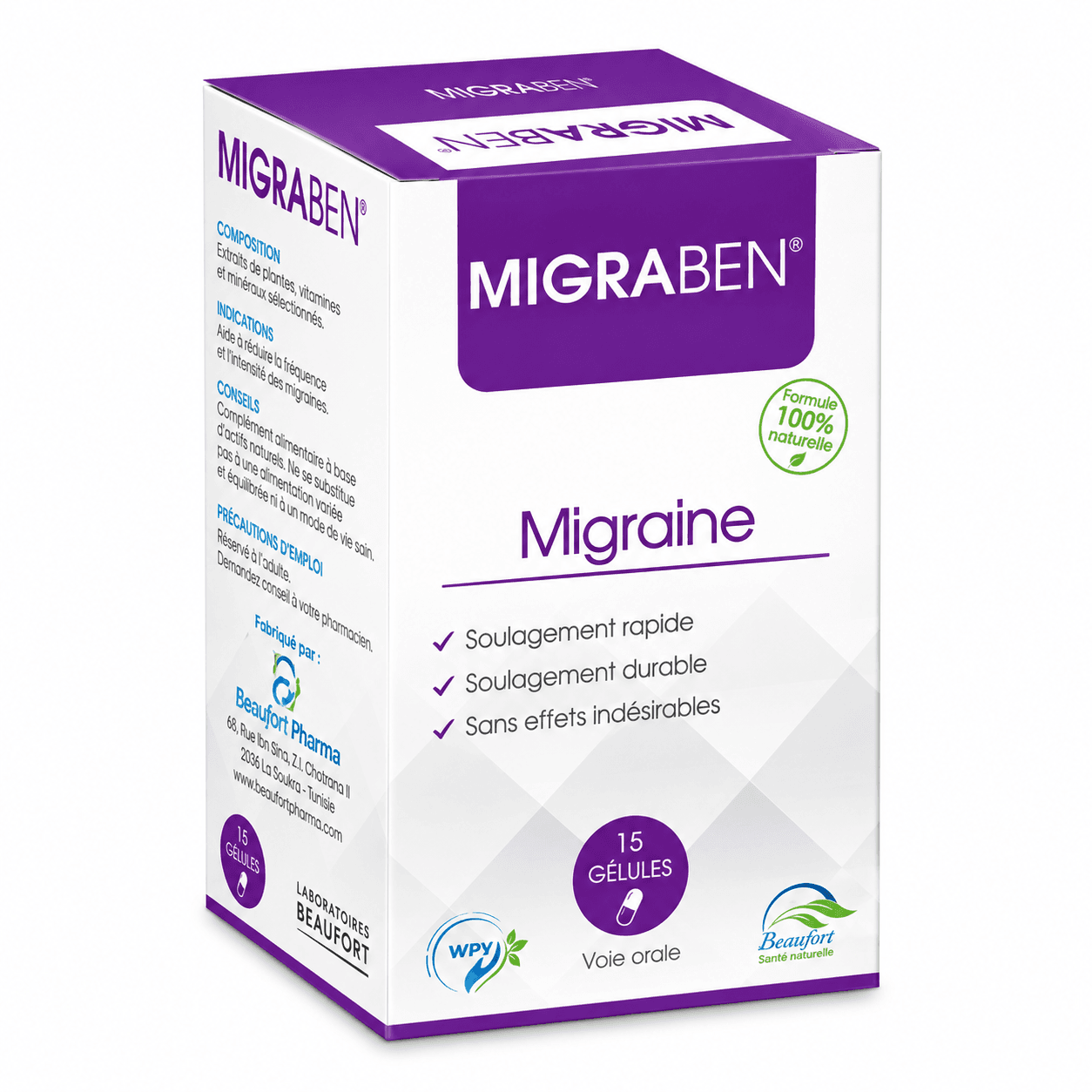 Migraben B/15 Gélules
