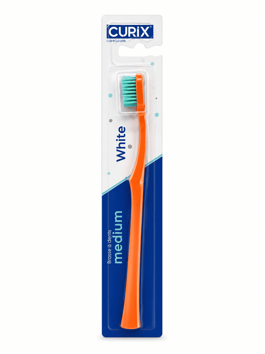Curix Brosse à Dents Médium White