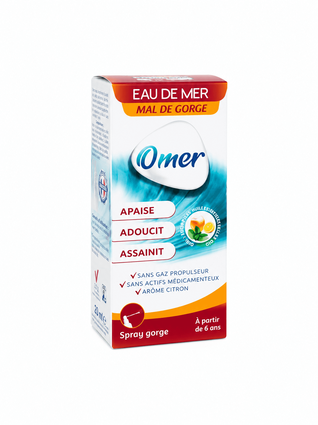 Omer Spray Gorge 6ans+ 20mL