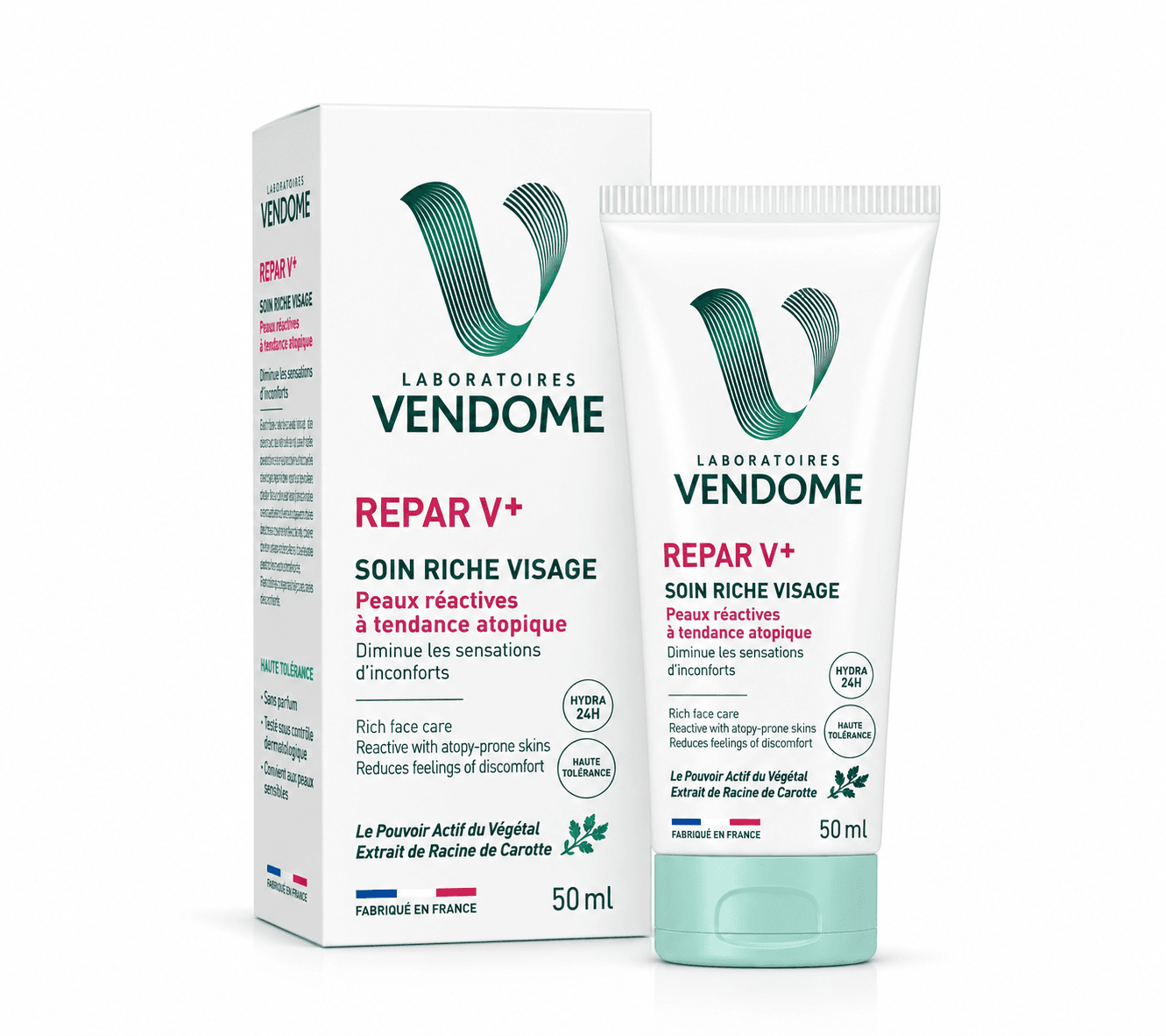 Vendôme Repar V+Soin Riche Visage 50mL