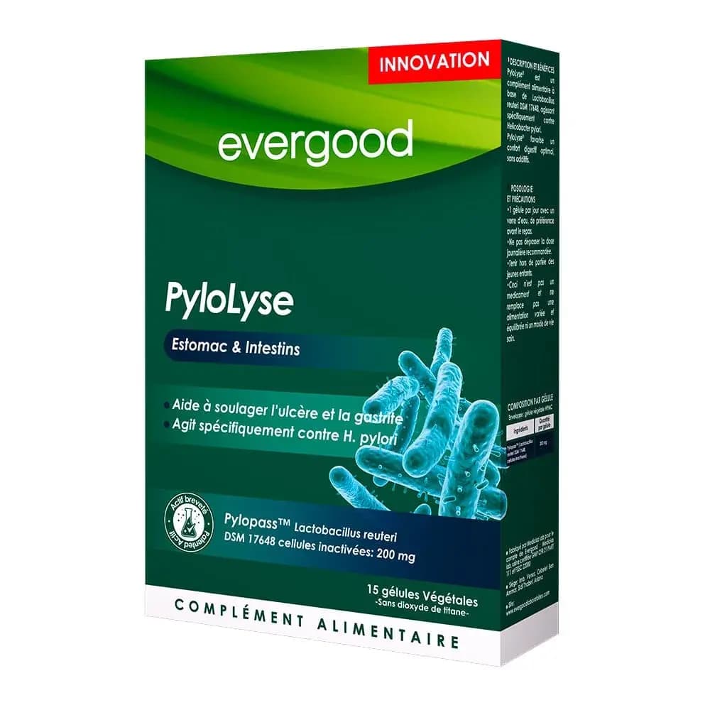 EVERGOOD Pylolyse B/15 Gélules
