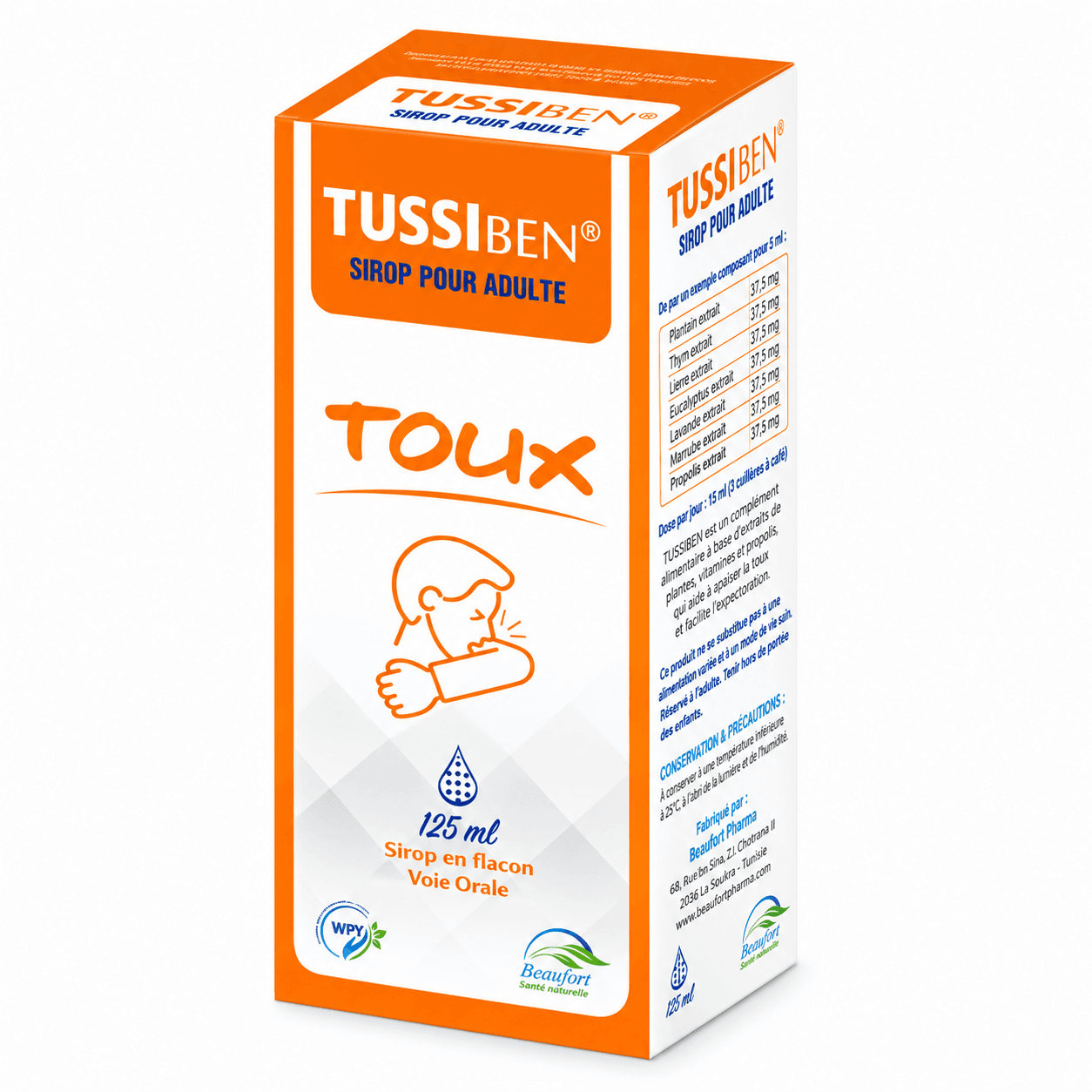 Tussiben Sirop Adulte 125mL