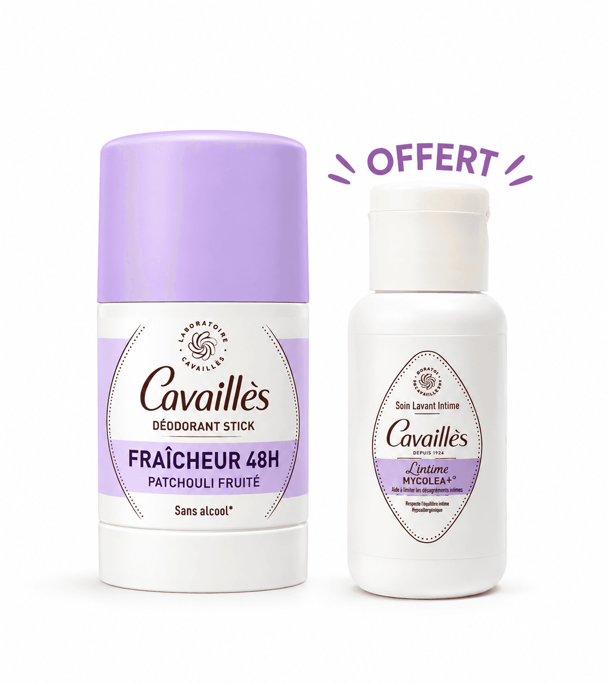 ROGE CAVAILLES Déodorant Stick Patchouli Fruité 50mL + Mini Dose Offerte