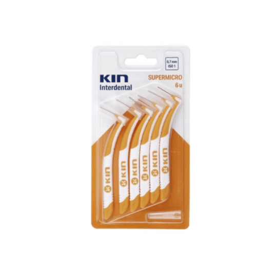 KIN Brossettes Interdentaires Super Micro 0,7 mm 6 Unités