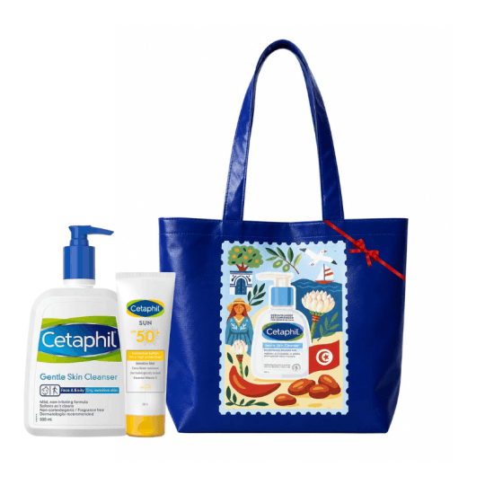 Coffret Cetaphil Protection Solaire & Nettoyage + Sac Offert