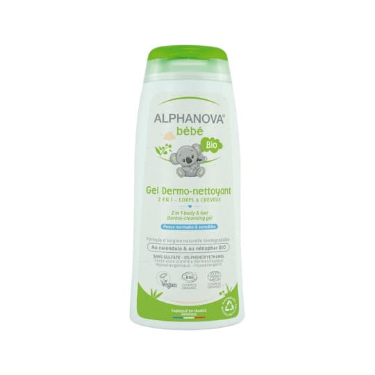 Alphanova Bébé Dermo-Nettoyant Cheveux Et Corps