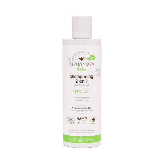 Alphanova Bébé Shampoing 2 En 1 Certifié Bio