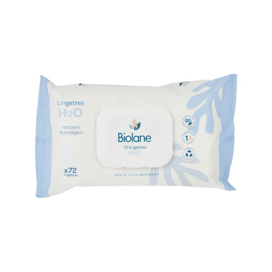 Biolane Lingettes au Lait de Toilette 72 Lingettes