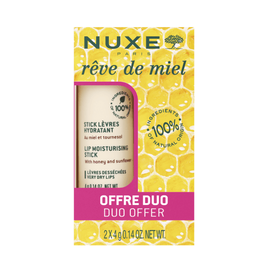 Nuxe Rêve de Miel Stick Lèvres 2x4g
