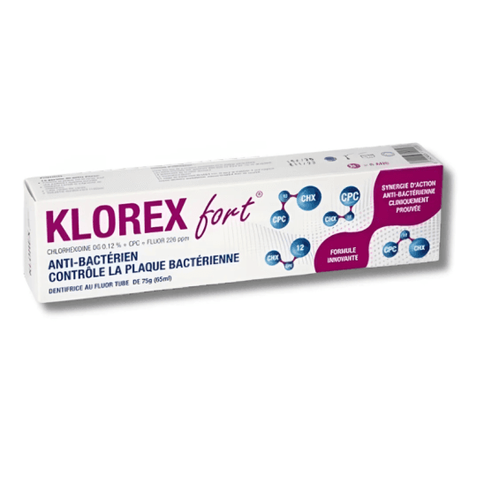STODERMA Klorex Fort Dentifrice au Fluor 65 ml