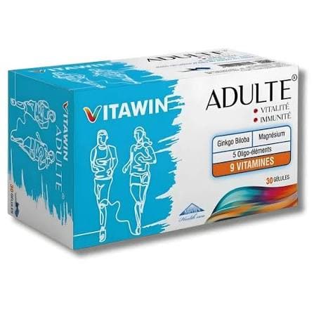 Vitawin Adulte Vitalité et immunité 30 gélules