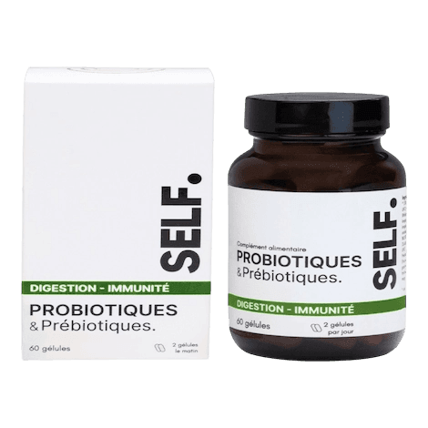SELF PROBIOTIQUES ET PRÉBIOTIQUES DIGESTION IMMUNITE 60 GÉLULES