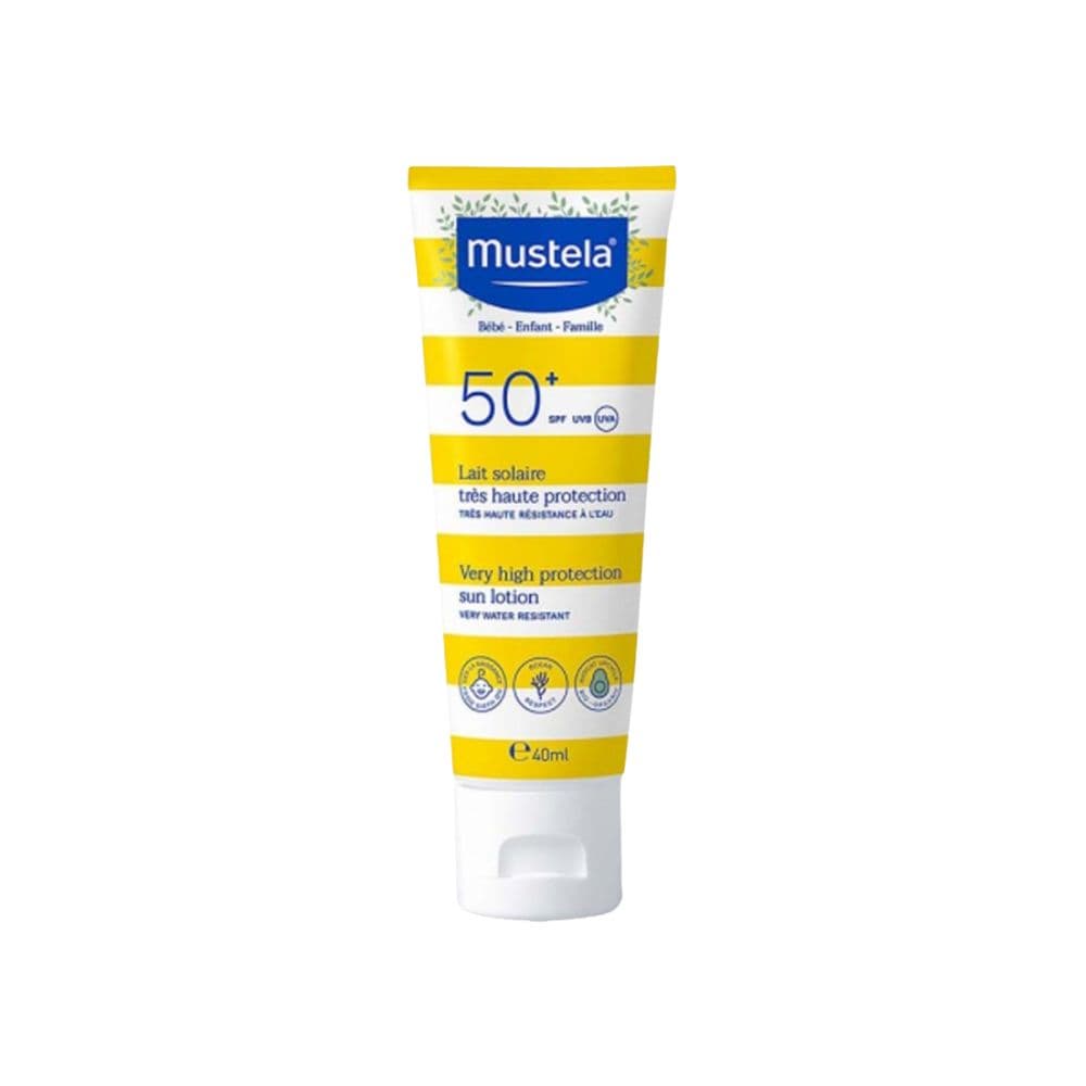 Mustela Lait Solaire Très Haute Protection 40ml