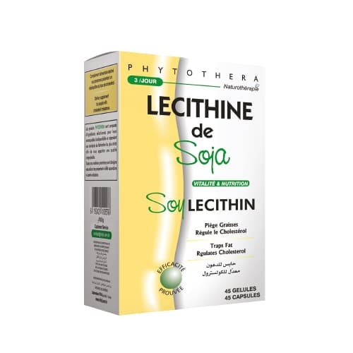 Phytothera Lecithine De Soja 45 Gélules