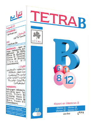 Tetra B Bital – 30 Gélules