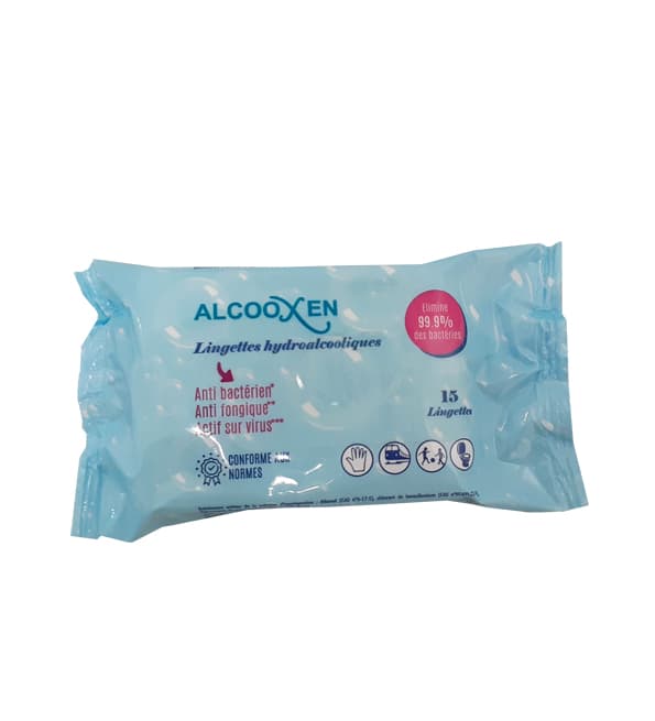 Xen Alcooxen Lingettes 72Pcs