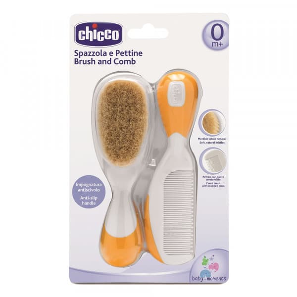 Chicco Brosse Et Peigne Orange