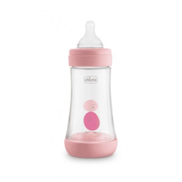 Chicco Biberon Perfect 5 240ml Rose