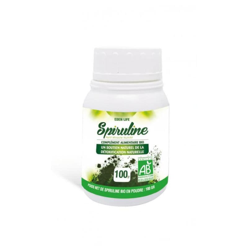 Eden Life Spiruline Poudre 100 Gr