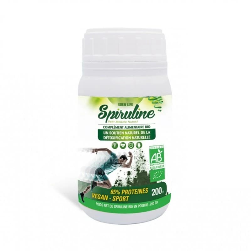 Eden Life Spiruline Poudre 200 Gr