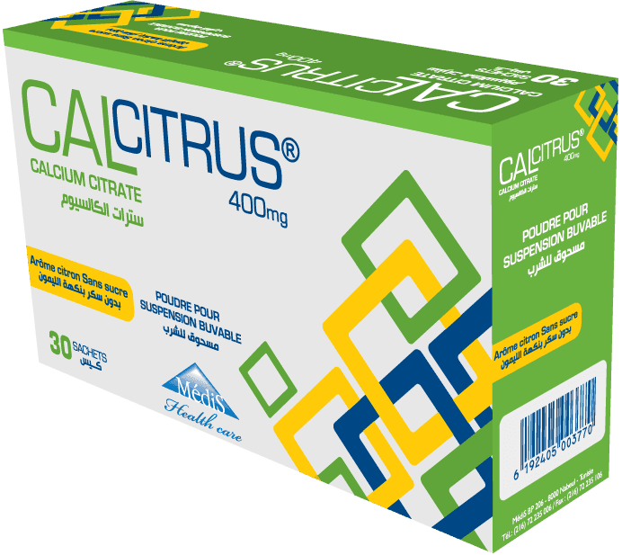 Calcitrus 400 Mg – Boite De 30 Sachets