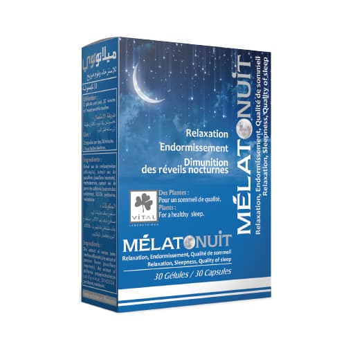 Vital Melatonuit 30 Gélules
