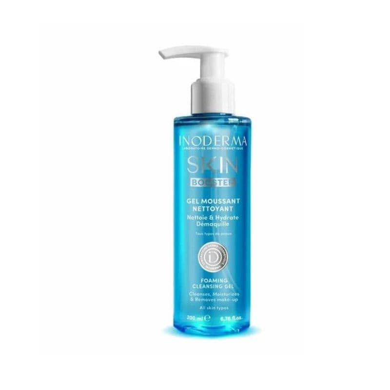 Inoderma Skin Booster Gel Moussant Nettoyant 200ml