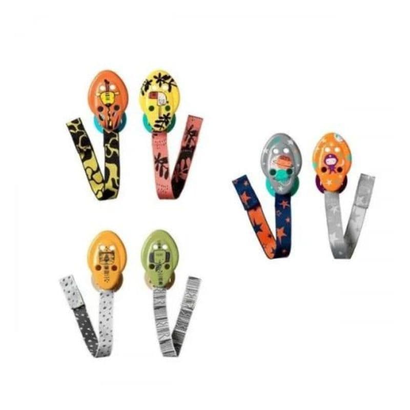 Tommee Tipee 2 Attaches Sucettes Clip-On 0M+