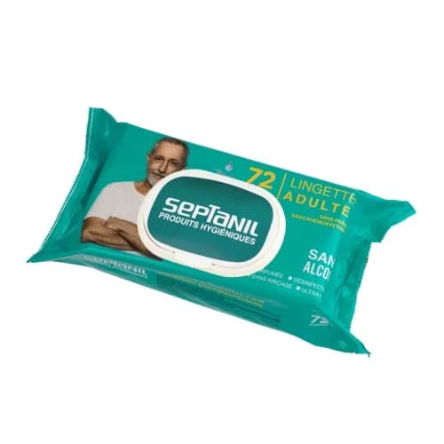 Septanil Lingettes Adultes 72 Pieces