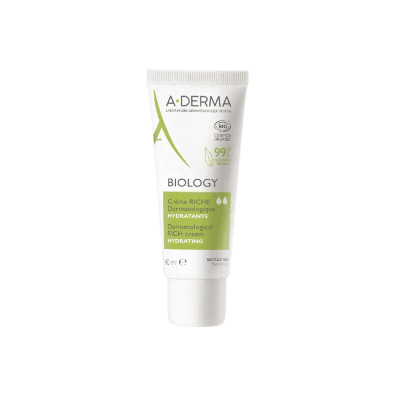 A-Derma Biology Creme Riche Hydratante Peaux Fragiles 40ml